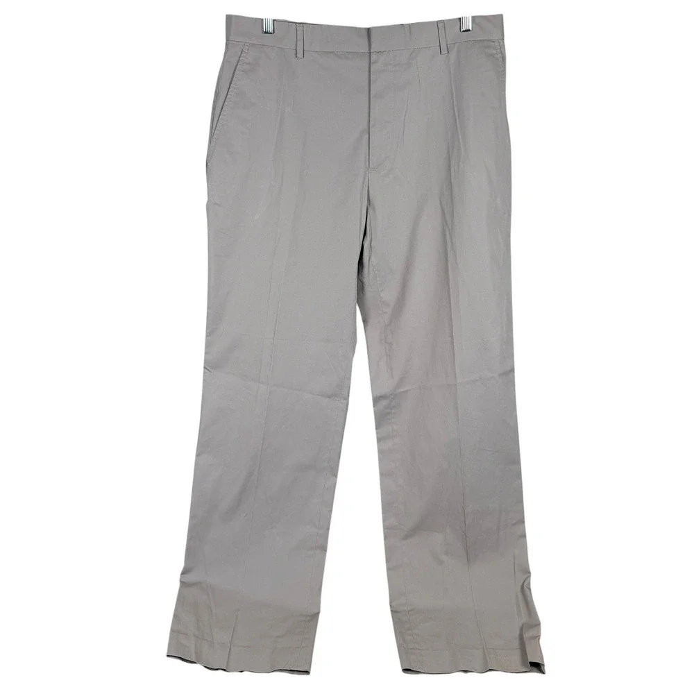 Banana Republic Modern Fit Chino Pants Mens Actual 36x35 Gray Cotton Straight